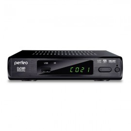 Perfeo DVB-T2 приставка для цифрового TV, DolbyDigital, HDMI, внешний блок питания (PF-168-3-OUT)