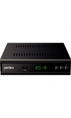 Perfeo DVB-T2/C приставка "MEDIUM" для цифр.TV, Wi-Fi, IPTV, HDMI, 2 USB, DolbyDigital, обуч.пультДУ