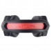 Perfeo игровая гарнитура ARMOR черная с красным 2,2 м, разъем 3,5 мм (4 pin) и USB (LED), переходник