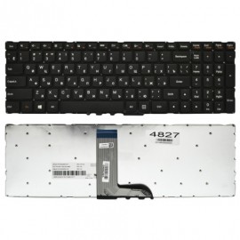 Клавиатура для ноутбука Lenovo Yoga 500-15 черная (внутренняя)