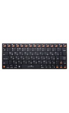 Клавиатура Oklick 840S черный беспроводная BT slim