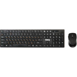 Комплект клавиатура+мышь Dialog Pointer KMROP-4030U 2.4ГГц Wireless, чёрный