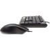 Клавиатура + мышь Oklick 620M клав черный, мышь черный USB