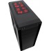 Корпус ATX BoxIT 4705BBR без БП/2х12cm red LED