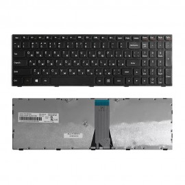 Клавиатура для ноутбука Lenovo IdeaPad G50-70 G50-30 черная с черной рамкой
