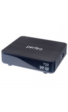 Perfeo DVB-T2 приставка для цифрового TV, HDMI,внеш б/п, пульт ДУ,кабель HDMI в комплекте (PF-120-1)