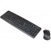 Клавиатура + мышь Oklick 600M клав черный, мышь черный USB